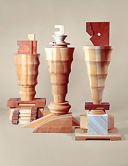 THREE MAGI, 1995 wood model