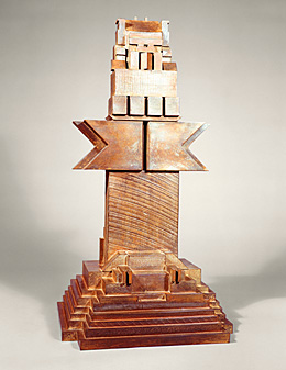 OWL TEMPLE, 1989 bronze