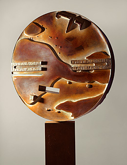 WAYMAN DISC, 1988 commissioned bronze